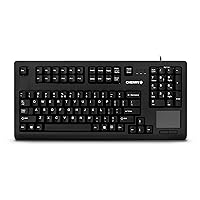 Cherry Compact QWERTY Mechnical USB Keyboard with Touchpad - 104 Keys, 16
