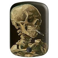 Casely Power Pod | MagSafe Compatible Battery Pack | Van Gogh | Skull of a Skeleton with Burning Cigarette Power Pod