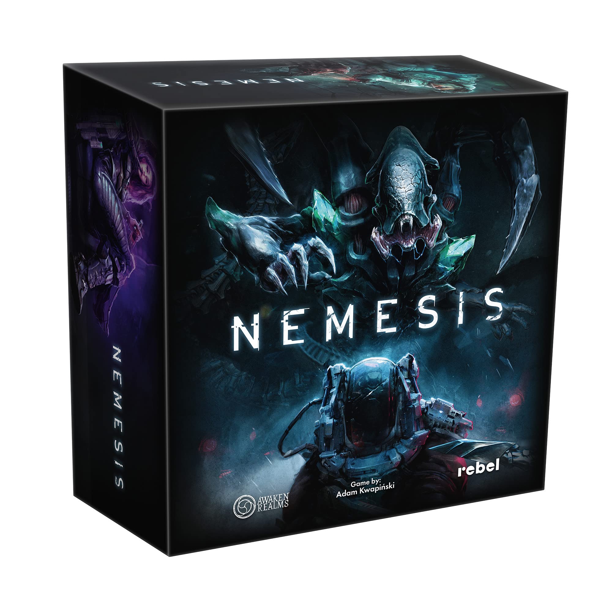 Nemesis Board Game | Sci-Fi Horror | Miniatures | Strategy | Cooperative Adventure Game for Adults and Teens | Ages 14+ | 1 - 5 Players | Average Playtime 1-2 Hours | Made by Rebel