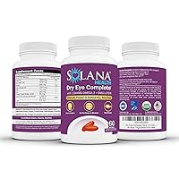 Dry Eye Complete, Formulated for Dry Eyes, Supplement (3 Bottles): The Ultimate Dry Eye and Vision Support Formula