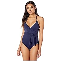Vince Camuto Surf Shades V-Neck Wrap Tie One-Piece