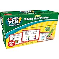 Teacher Created Resources Power Pen Learning Cards: Solving Word Problems Grade 1 (TCR6989), Medium