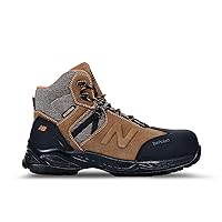 New Balance Men's Composite Toe AllSite Industrial Boot, Rustic Brown, 10