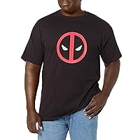 Marvel Big & Tall Classic Deadpool Straightaway Men's Tops Short Sleeve Tee Shirt
