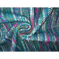 100% Silk Matka Fabric Multi Colour,Heavy Weight 44