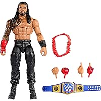 Mattel WWE Roman Reigns Elite Collection Action Figure with Accessories, Articulation & Life-like Detail, Collectible Toy, 6-inch