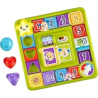 Laugh & Learn Baby & Toddler Toy Puppy’s Game Activity Board with Smart Stages Learning Content for Ages 9+ Months