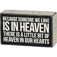 Primitives by Kathy Someone We Love in Heaven Bereavement Box Sign