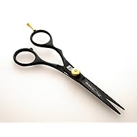Left Handed Hair Scissors, Left Hand Hair Cutting, Hairdressing and Barber Shears, Offset - 5.5 inch (14 cm), Presentation Case