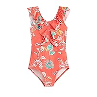 Kanu Surf Girls Gianna Beach Sport Ruffle One Piece Swimsuit