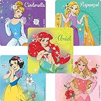 SmileMakers Disney Princess Stickers - Party Favors - 100 Per Pack
