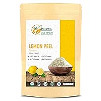 Organic Lemon Peel Powder Citrus Peel Organic 5.3 oz /150 gms 100% Natural | Anti Tan Face Mask, Face Pack