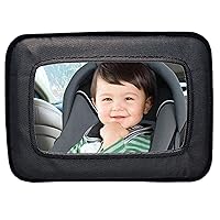 Dreambaby Backseat Rear Facing Baby Car Mirror - Extra Large Wide Angle View – Model L291