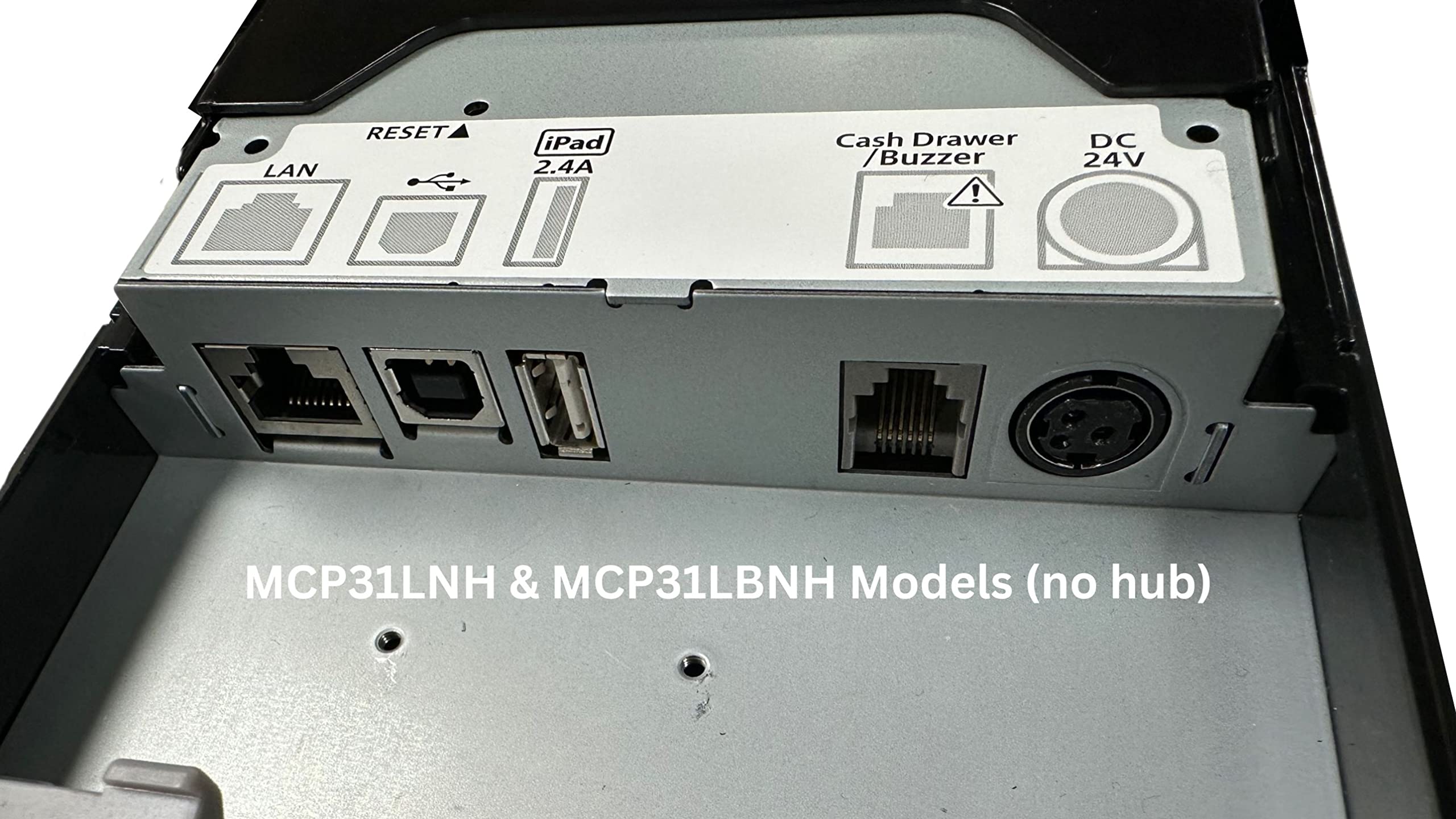 Star Micronics mC-Print3 3-inch Ethernet (LAN) / USB/Lightning/Bluetooth (MFi) Thermal POS Printer with CloudPRNT, Cutter, and External Power Supply - Black