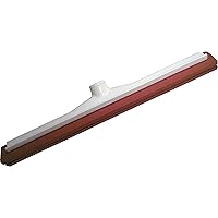 SPARTA Flo-Pac Moss Foam Floor Squeegee Window Squeegee with Plastic Frame for Floor, Bathroom, Kitchen, Concrete, Tile, Garage, Commercial Use, 18 Inches, Red