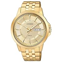 Quartz Mens Watch, Stainless Steel, Classic, Gold-Tone (Model: BF2013-56P)