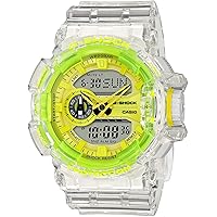 G-Shock GA-400GB-1A9 Wristwatch, Brand, Men's, Kids, Boys, Analog, Digital, Waterproof, White, Yellow, Skeleton, Parallel Import, yellow, one size, Bracelet Type, yellow, one size, Bracelet Type