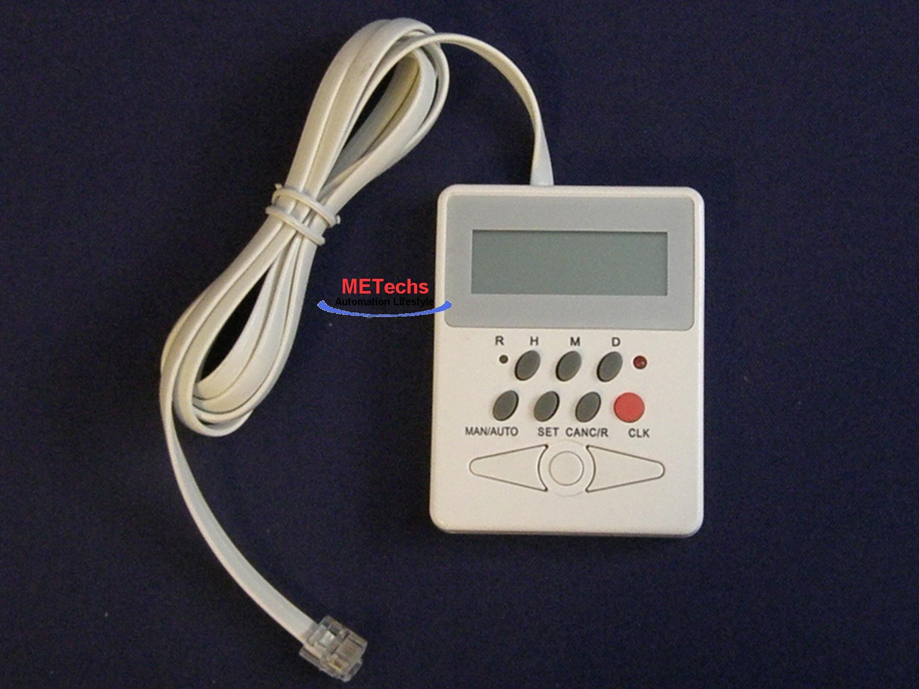 METechs - Programmable Timer for Automaticall Open/Close Electric Curtain Track CL200T Model