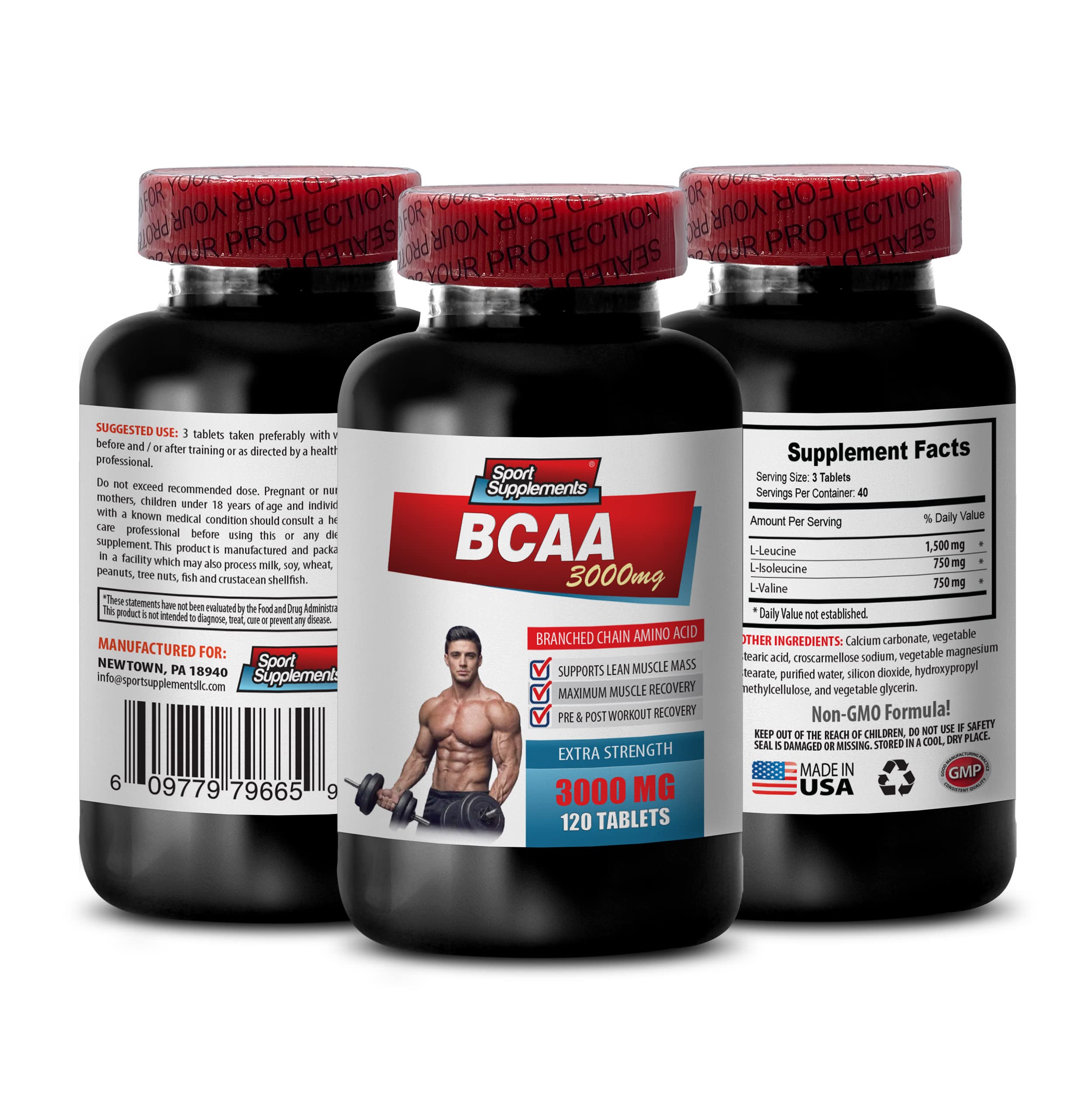 muscle builder weight gain - BCAA 3000MG - BRANCHED CHAIN AMINO ACIDS - bcaa pills natural, amino energy, amino energy pre workout, amino acids, bcaas amino acids, bcaas amino - 2B 240 Tablets