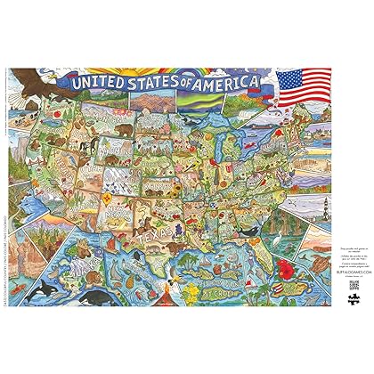 Buffalo Games - Adventure Destinations - Colorful Country - 1000 Piece Jigsaw Puzzle for Adults Challenging Puzzle Perfect for Game Nights - Finished Size 26.75 x 19.75