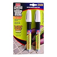Grout-Aide 5036 05036, White Grout & Tile Marker, (2 Pack), 9.8ml