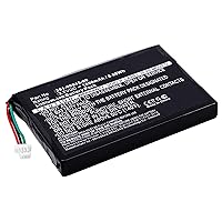 Synergy Digital GPS Battery, Compatible with Garmin GDL 39 GPS, (Li-Ion, 3.7V, 1800 mAh) Ultra High Capacity, Replacement for Garmin 361-00045-00 Battery