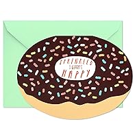 Hallmark Pack of Blank Cards, Donuts (15 Cards with Envelopes)