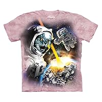 The Mountain Cataclysm Cat Astronaut Adult T-Shirt
