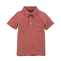 Carter's Baby Boys' Garment-Dyed Slub Jersey Polo
