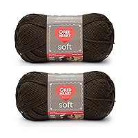 Bulk Buy: Red Heart Soft Yarn (2-Pack) (Chocolate)