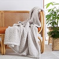 Utopia Bedding Sherpa Blanket Throw Size [Navy, 50x60 Inches] - 480GSM  Thick