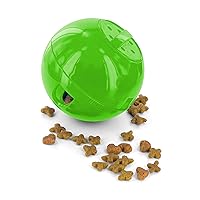 PetSafe SlimCat Meal-Dispensing Cat Toy, Great for Food or Treats, Green, Color