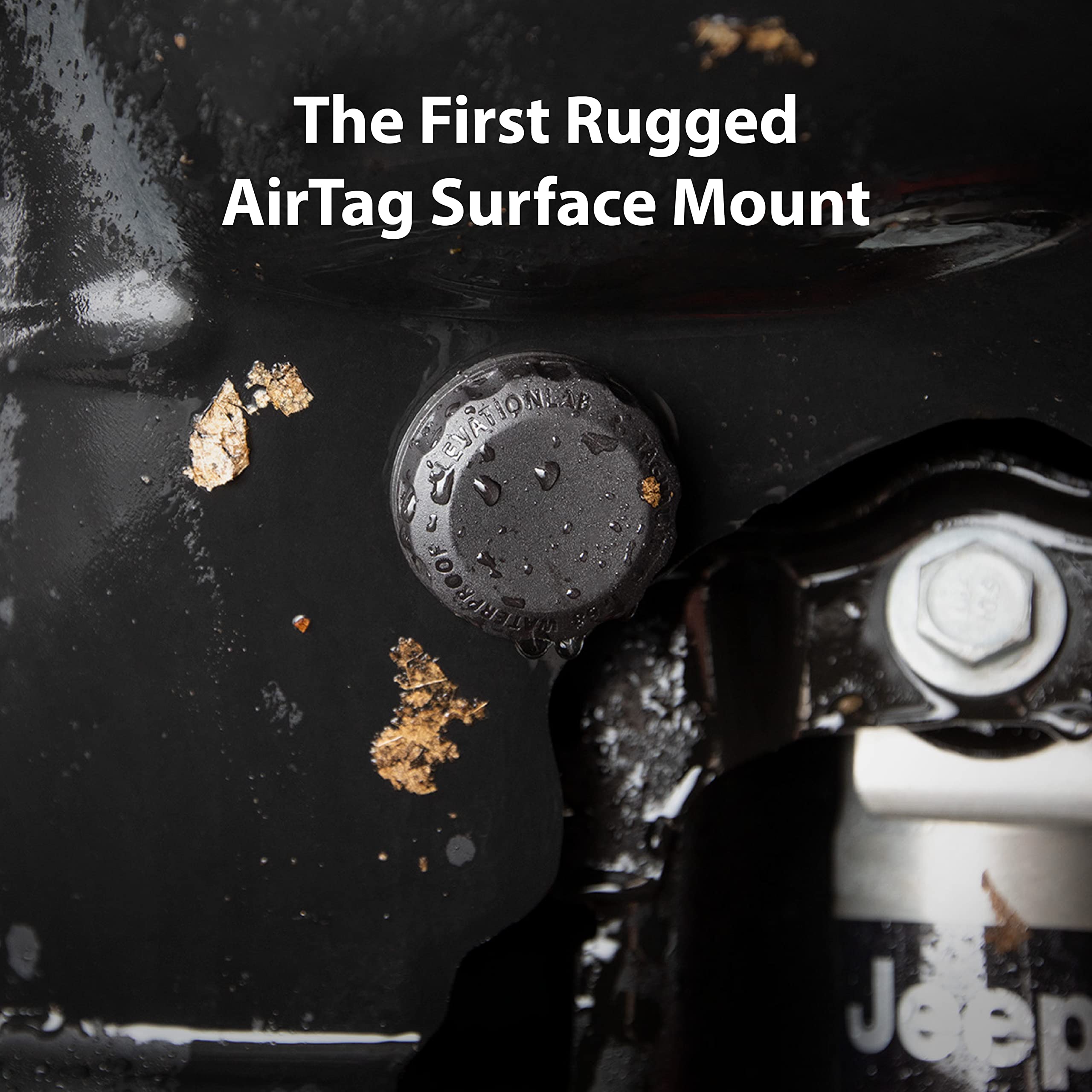 TagVault AirTag Surface Adhesive Mount - The Original Waterproof AirTag Stick-On Holder | 3M VHB, Ultra-Durable, Screw-On Design, Find Your Bike, Car, Skis, & More | Elevation Lab