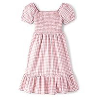 The Children's Place Women's Mommy and Me Matching Short Sleeve Dresses