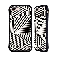 Head Case Designs Collage Dynamic Stripes Hybrid Case Compatible with Apple iPhone 7 Plus/iPhone 8 Plus