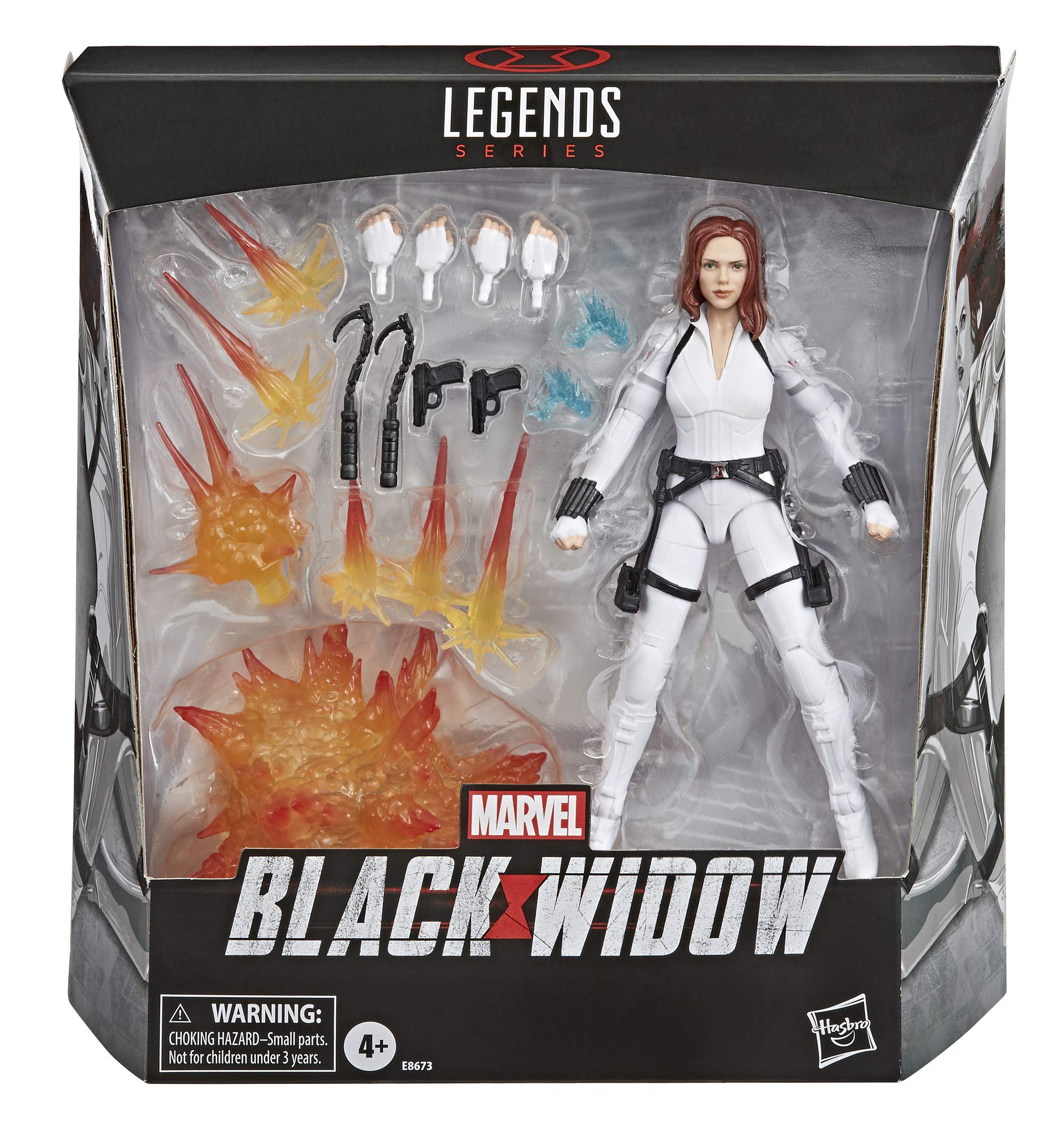 Marvel Hasbro Legends Series 6-Inch Collectible Black Widow Action Figure Toy, Includes 12 Accessories, Ages 4 and Up