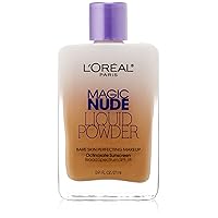 Magic Nude Liquid Powder Bare Skin Perfecting Makeup SPF 18, Sun Beige, 0.91 Ounces