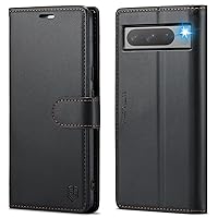 for Google Pixel 8 Pro 5G Wallet Case with RFID Blocking Credit Card Holder, PU Leather Folio Flip Kickstand Protective Shockproof Cover Women Men for Pixel 8 Pro Phone case(Black)