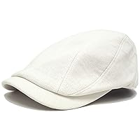 Happy Hat Hun-444 Men's Hat, Hat, Long Brim Hemp (Hemp), Simple and Beautiful Forms, Golf Work