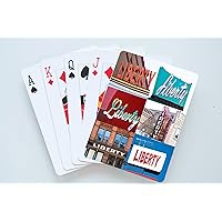 LIBERTY Personalized Playing Cards featuring photos of actual signs