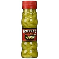 Trappey's Hot Peppers in Vinegar, 4.5-Ounce Glass Bottles (Pack of 12)