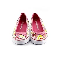 Youth 2 Girl's Shoes Slip On Fashion Sneaker Pink Floral Prints canvas