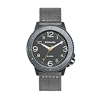 Columbia Timing Cross Trails Analog Watch with Grey Dial and Grey Nylon Strap