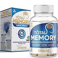 Advanced Memory Formula - #1 Rated Brain Booster & Memory Supplement for Brain (30 Count Nootropic Brain Supplement with Vitamin D3, Bacopa Monnieri, and Huperzine A)