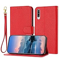 Phone Flip Case Wallet Case Compatible with Samsung Galaxy A50/A50S/A30S Compatible with Women and Men,Flip Leather Cover with Card Holder, Shockproof TPU Inner Shell Phone Cover & Kickstand phone pro