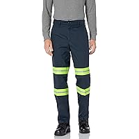 Red Kap Men's Multi Pocketed Wrinkle-Resistant Big-Tall Enhanced Visibility Cotton Work Pant