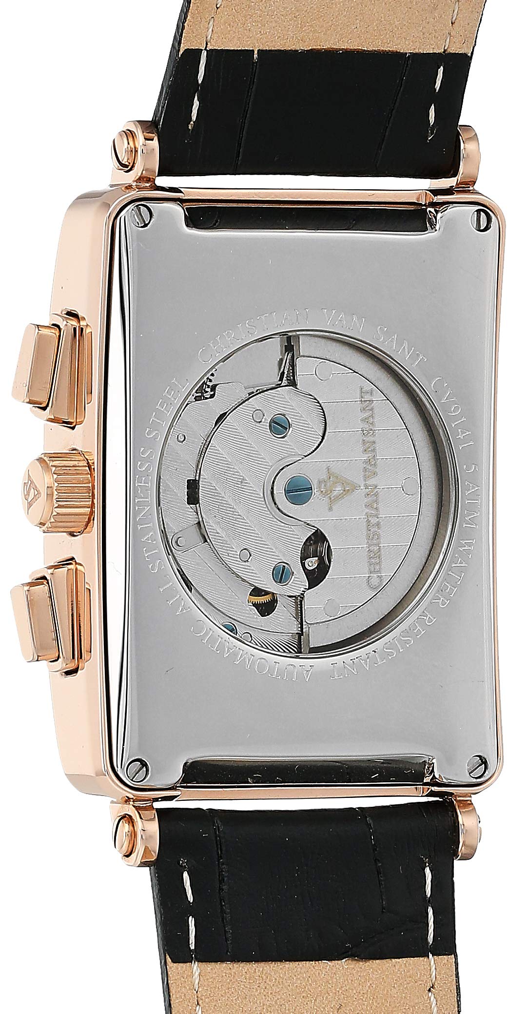 Christian Van Sant Men's CV9141 Prodigy Analog Display Quartz Black Watch