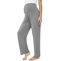 Joyaria Womens Maternity/Pregnancy Sweatpants Long Yoga/Pajama/Lounge Pants Over The Belly