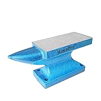 Tsurpcao Iron Anvil 3.2 Lb,Iron Horn Anvil Bench Block for Jewelry Making Forge Tools Equipment (3.2 lb, Blue)