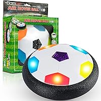 Let Loose Moose Hover Soccer Ball, Set of 2 Light Up LED Soccer Ball Toys,  Fun and Active Indoor Game for Young Boys and Girls, Great Birthday Gift